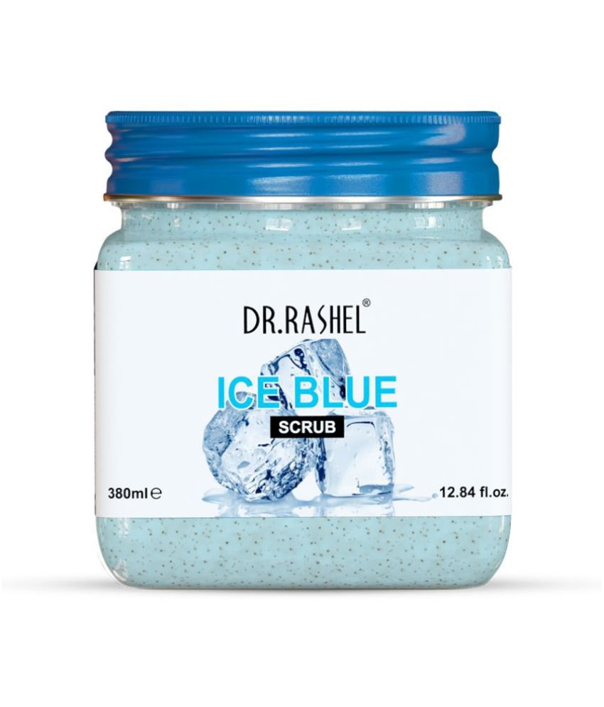     			DR.RASHEL Ice Blue Scrub For Face & Body Exfoliates & Removes Dead Skin cell For Glowing Skin 380ml