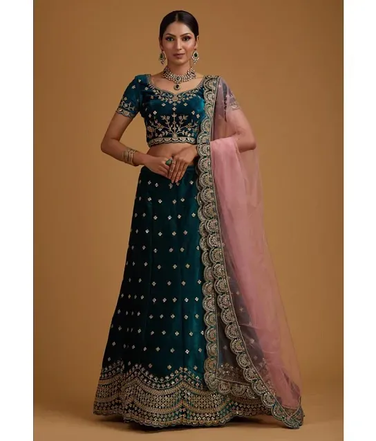 Loved it: Desi Look Gold Net Embroidered Lehenga, http://www.snapdeal.com/product/desi-look-gold-net-embroidered/6279120778…  | Lehenga online, Lehenga, Product desi