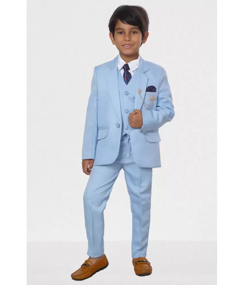 Slim Fit Suit trousers  Blue  Kids  HM IN