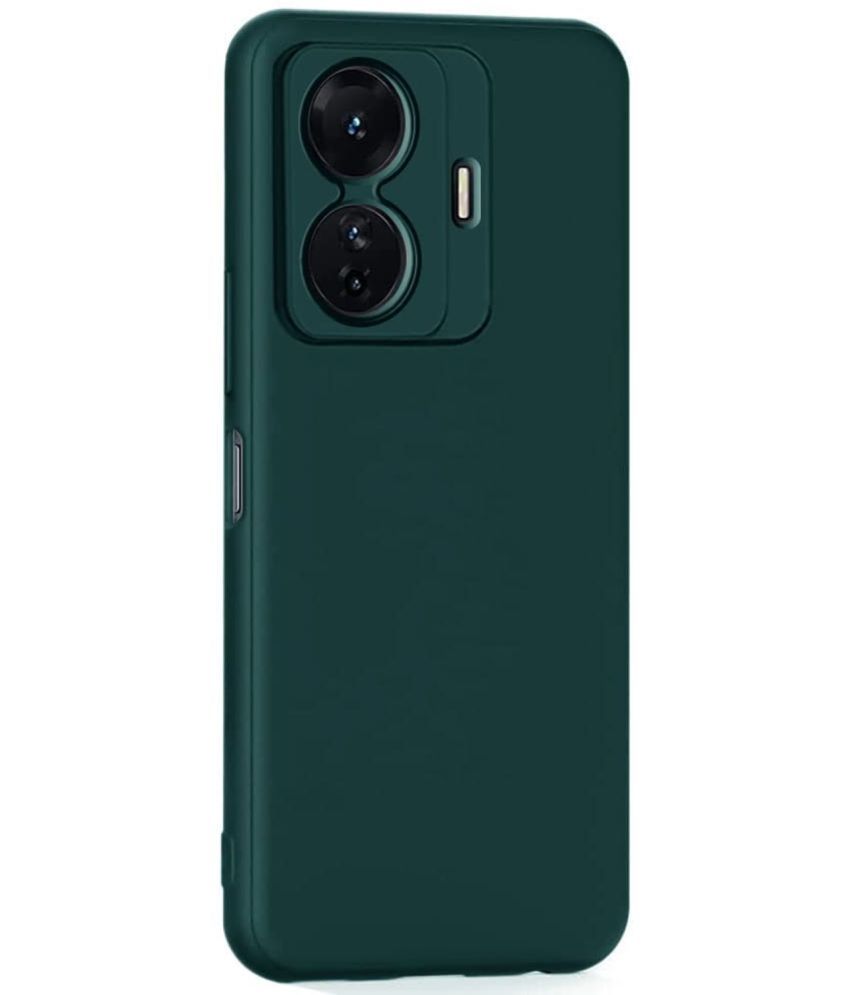     			CASE VA - Green Silicon Plain Cases Compatible For Vivo T1 Pro 5G ( Pack of 1 )