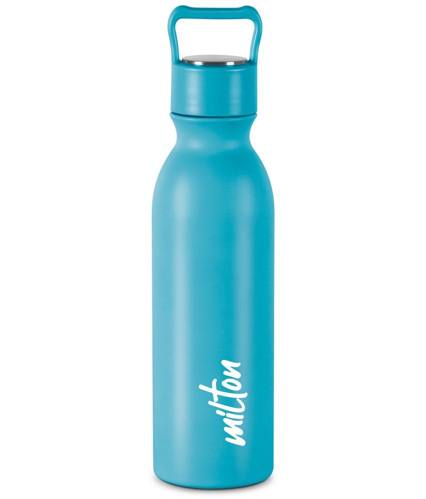     			Milton ALICE 600 Blue Stainless Steel Water Bottle 580 mL ( Set of 1 )