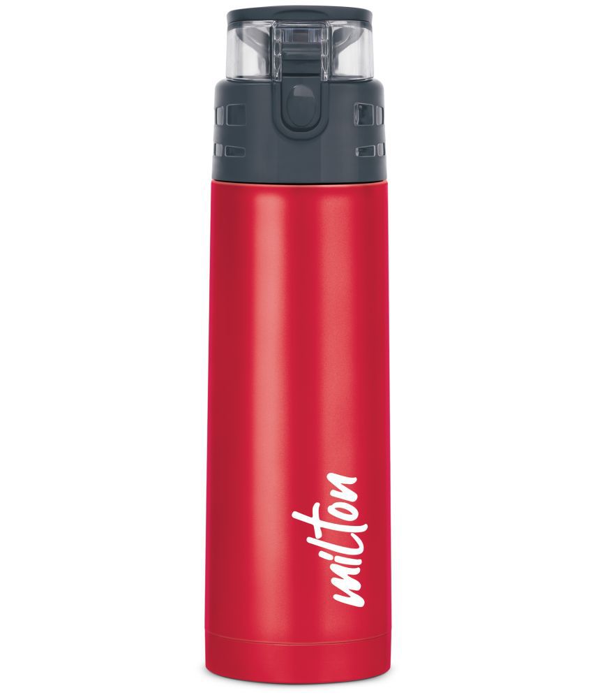     			Milton Atlantis 600 Thermosteel Insulated Water Bottle, 500 ml, Red | Hot and Cold | Leak Proof | Office Bottle | Sports | Home | Kitchen | Hiking | Treking | Travel | Easy To Carry | Rust Proof