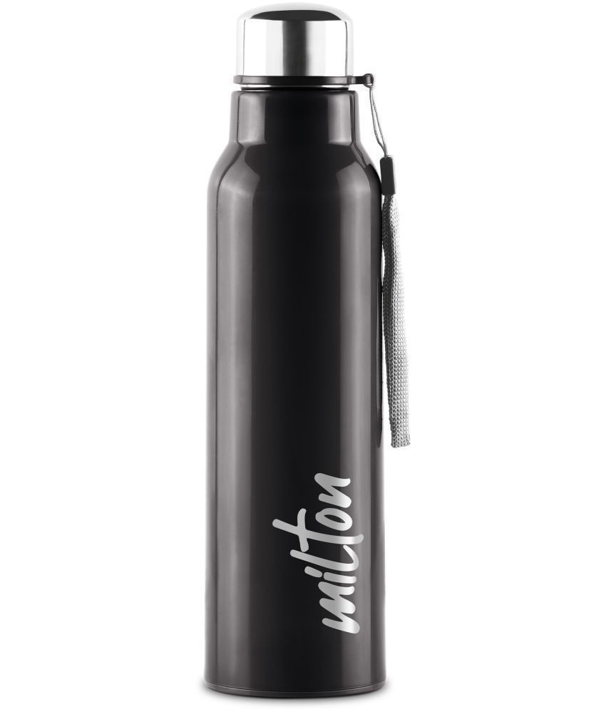     			Milton Steel Fit 900 Insulated Inner Stainless Steel Water Bottle, 1 Piece, 630 ml, Black | Easy Grip | Leak Proof | Hot or Cold | School | Office | Gym | Hiking | Treking | Travel Bottle
