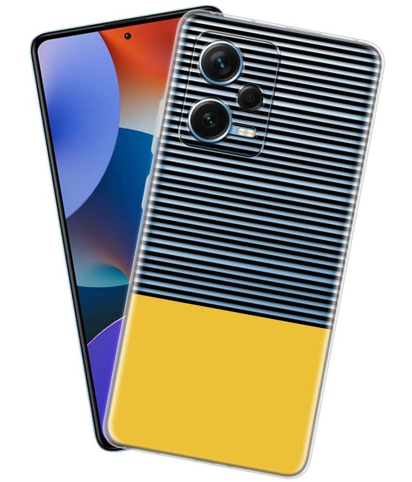     			NBOX - Multicolor Silicon Printed Back Cover Compatible For Redmi Note 12 Pro Plus 5G ( Pack of 1 )