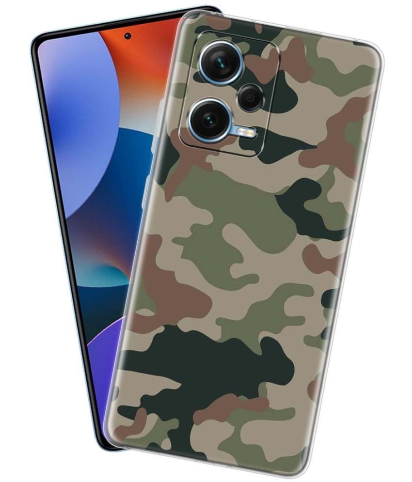     			NBOX - Multicolor Silicon Printed Back Cover Compatible For Redmi Note 12 Pro Plus 5G ( Pack of 1 )