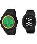 Cosmic - Black Resin Digital Men's Watch