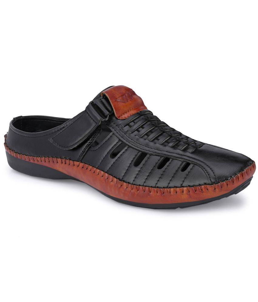     			viv - Black Men's Sandals