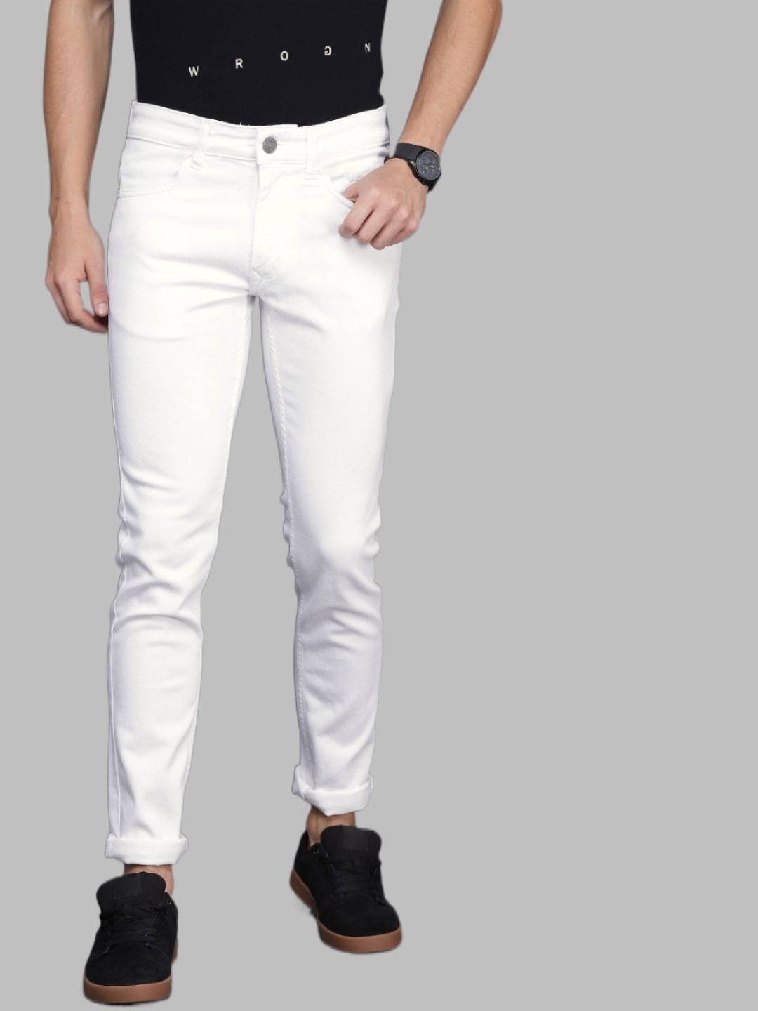     			x20 - White Denim Slim Fit Men's Jeans ( Pack of 1 )