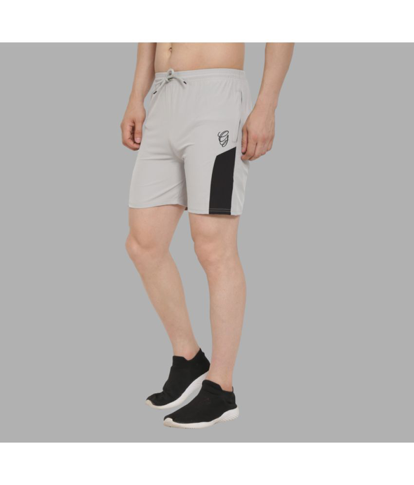     			GIYSI - Grey Polyester Men's Shorts ( Pack of 1 )