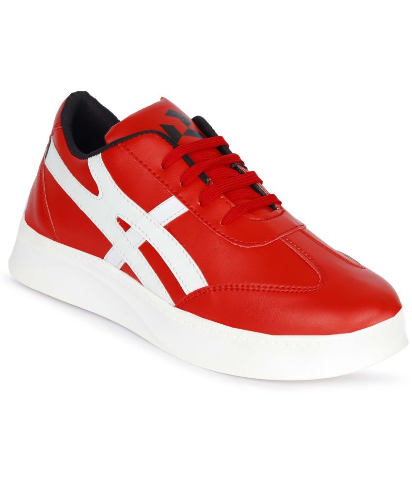     			Rolus latest,Stylish & lightweight - Red Men's Sneakers
