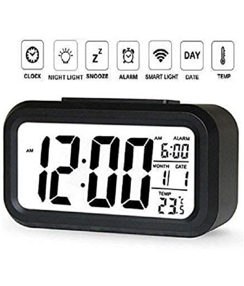     			XFORIA - Plastic Digital Alarm Clock ( Pack of 1 )