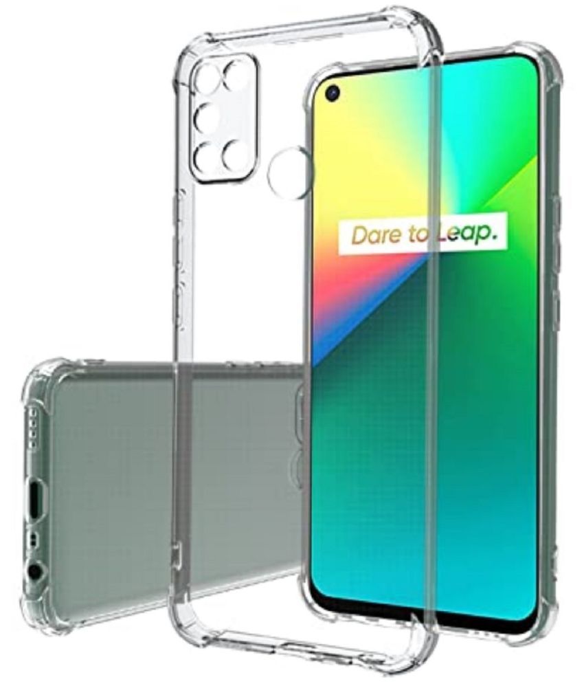     			Case Vault Covers - Transparent Silicon Silicon Soft cases Compatible For Realme 7i ( Pack of 1 )