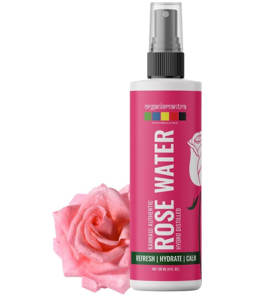     			Organix Mantra Kannauj Authentic Rose Water Hydro Distilled, 120ML