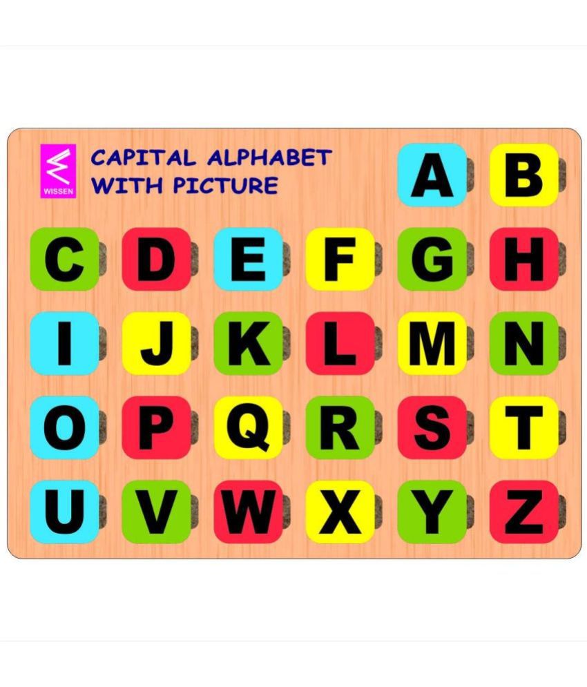     			Wissen Capital Alphabet Picture Matching Activity Puzzle game