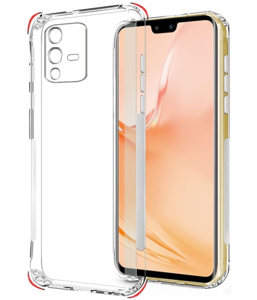     			ZAMN - Transparent Silicon Silicon Soft cases Compatible For Vivo V23 5G ( Pack of 1 )