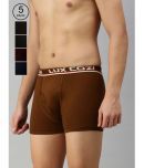 Pack of 5 Lux Cozi - Multicolor Cotton Blend Men's Trunks