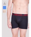 Pack of 3 Lux Cozi - Multicolor Cotton Blend Men's Trunks