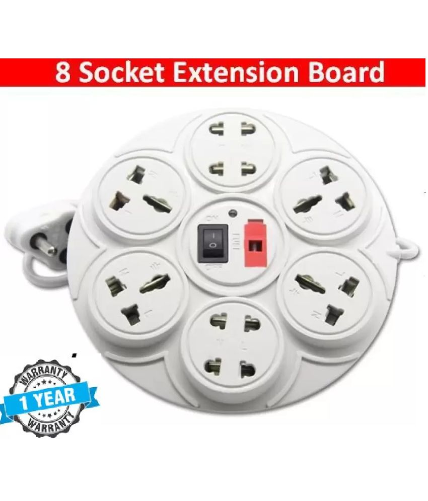 Buy Aarexto 8 Socket Extension Board Online at Low Price in India