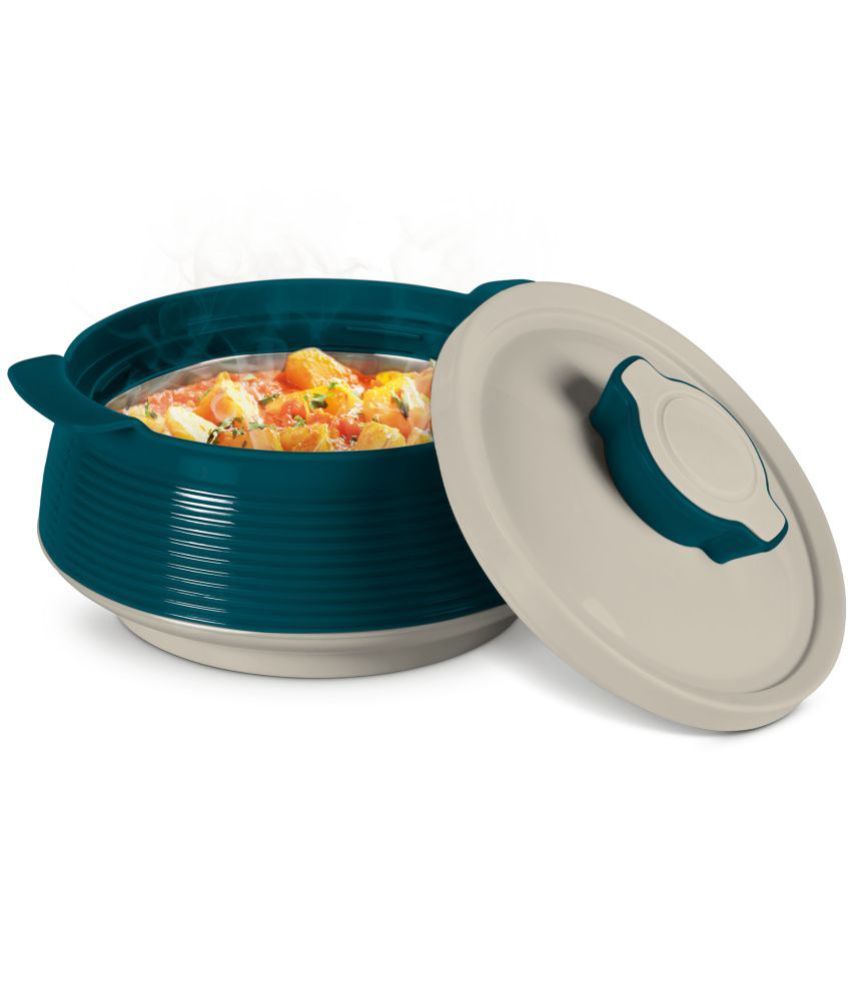     			Milton Venice 2500 Insulated Inner Stainless Steel Casserole, 2.2 Litres, Marble Green | BPA Free | Food Grade | Easy to Carry | Easy to Store | Ideal For Chapatti | Roti | Curd Maker