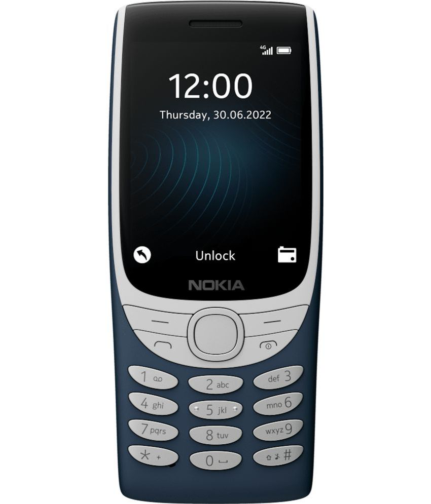     			Nokia 8210 4G Dual SIM Feature Phone Dark Blue