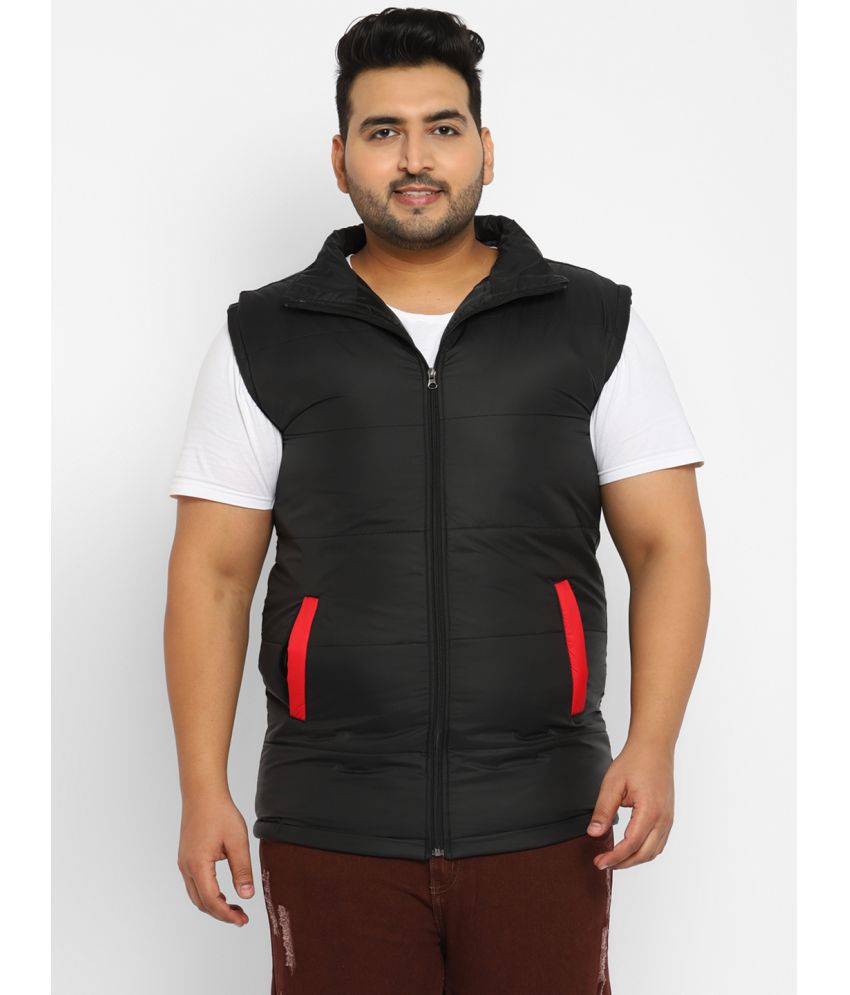     			Urbano Plus - Black Nylon Regular Fit Men's Puffer Jacket ( Pack of 1 )