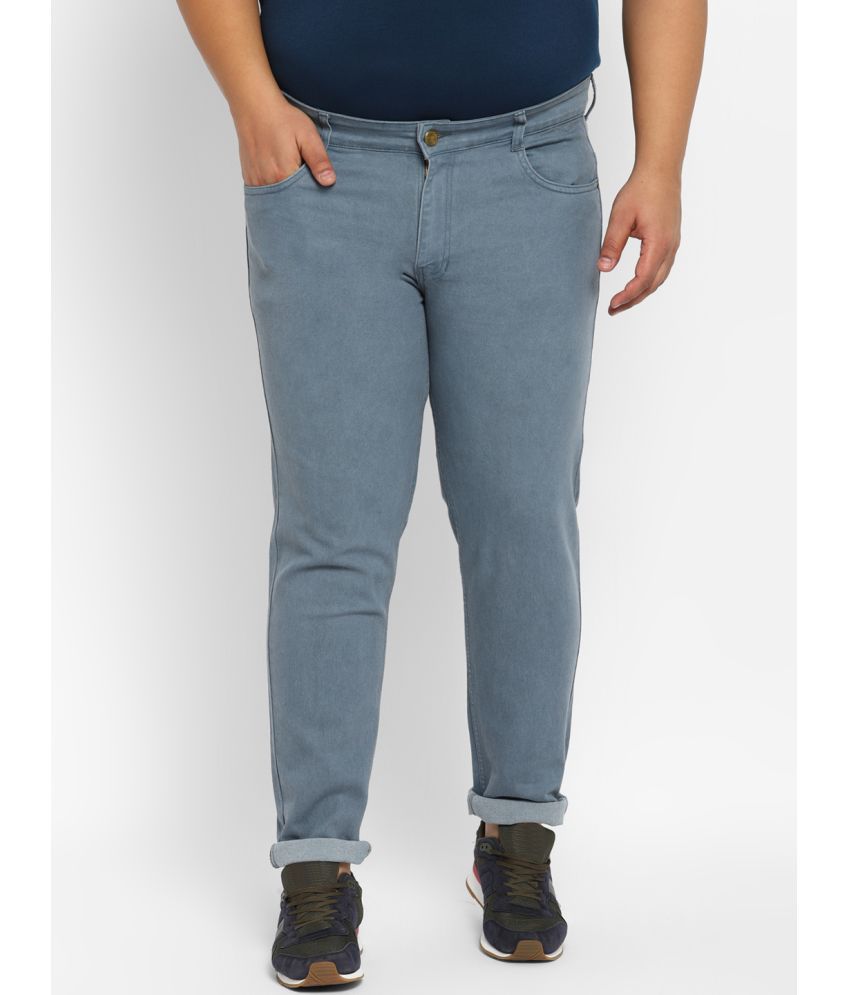     			Urbano Plus - Light Grey Denim Regular Fit Men's Jeans ( Pack of 1 )