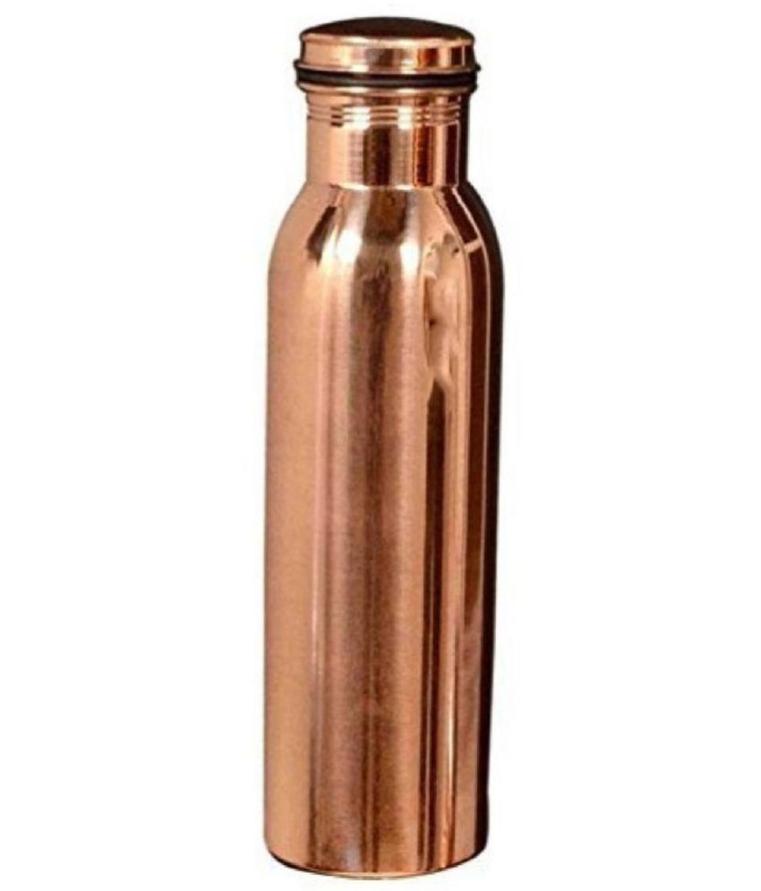ZMS MARKETING - Copper Bottle Copper Water Bottle 1000 mL ( Set of 1 )