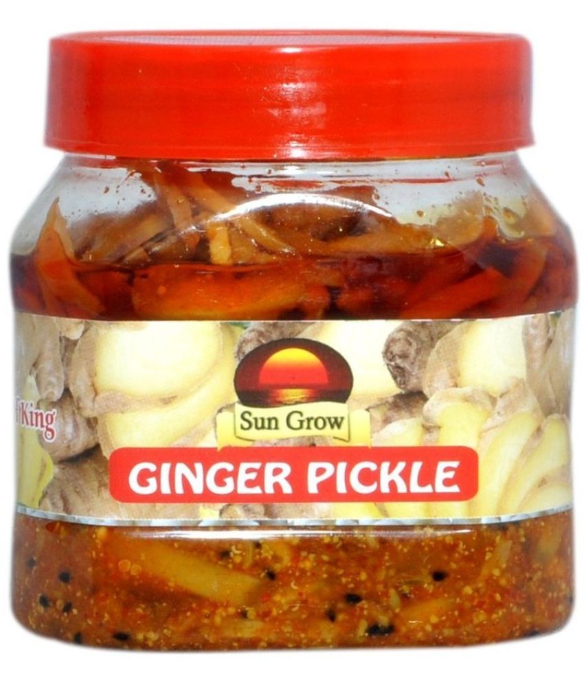     			Sun Grow Home Made,Hand Made & Mother Made Herbal Masala Ginger / Aadrak Ginger Pickle 500 g