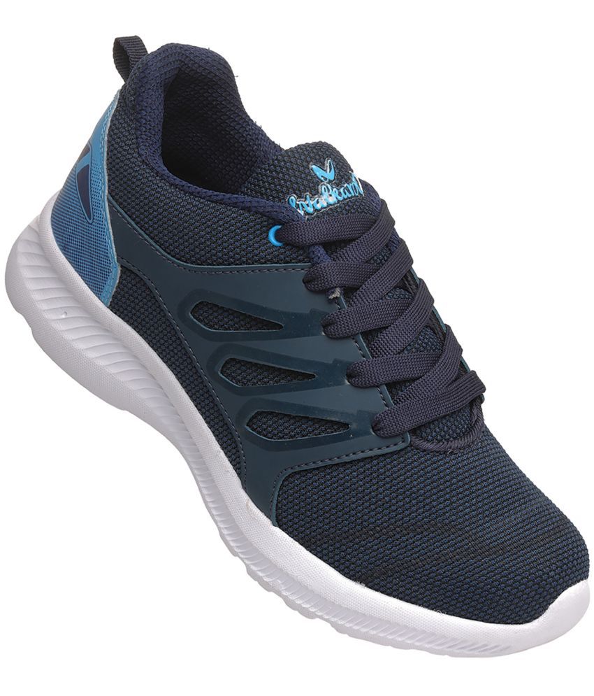 Walkaroo - Navy Blue Men's Sports Running Shoes