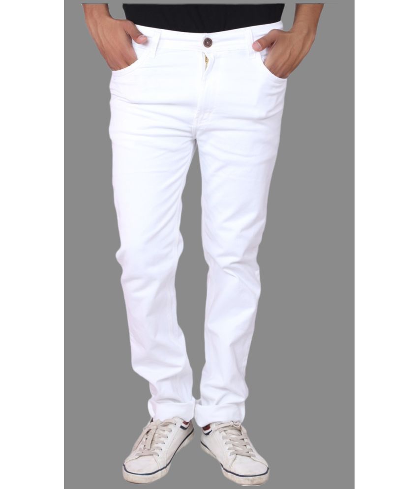     			x20 - White Denim Skinny Fit Men's Jeans ( Pack of 1 )