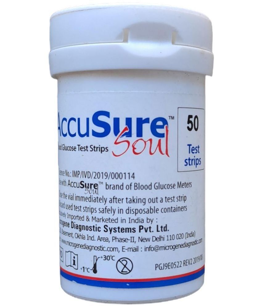     			Accusure Soul 50 Test Strips(Pack of 1x50)