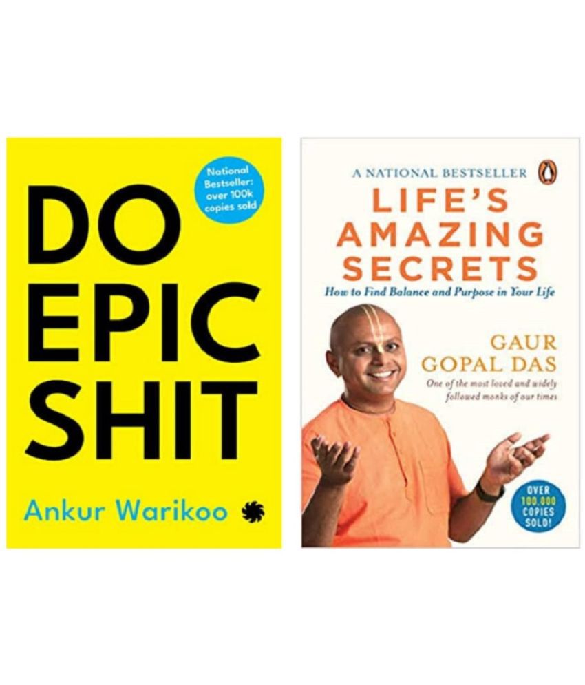     			( Combo of 2 books ) Do epic shit & Life amazing secret ( paperback )