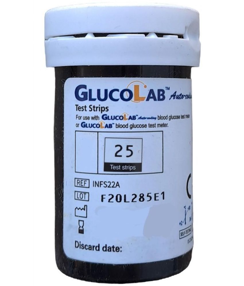     			Glucolab Auto Coding 25 Test Strips