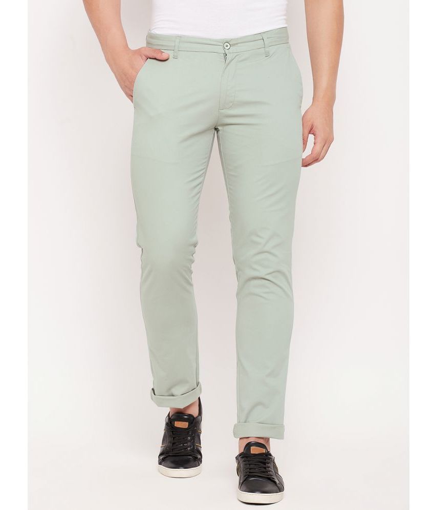     			Duke Light Green Slim Chinos ( Pack of 1 )