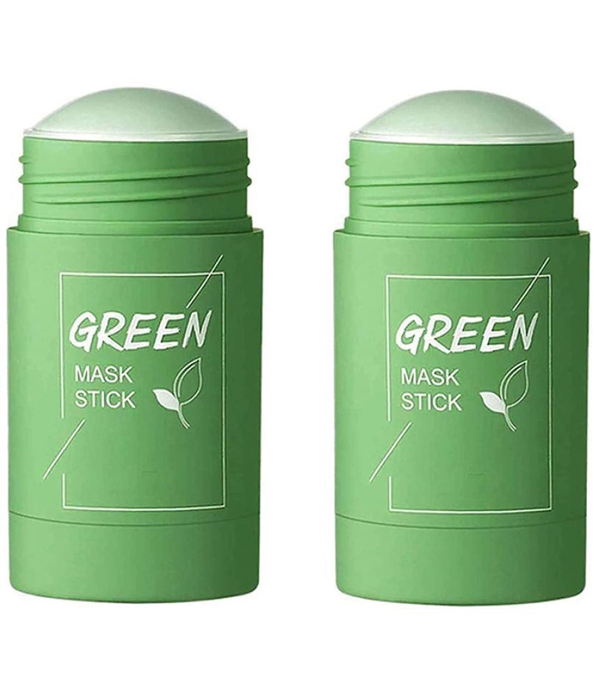     			Lenon - 2 Pcs Green Mask Stick, Green Tea Purifying Clay Stick