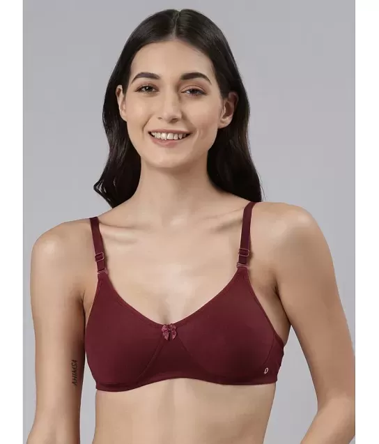 Buy Leading Lady Red Non-Padded Everyday Bra for Women Online