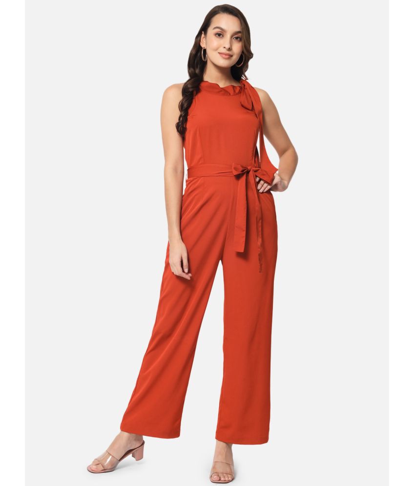     			ALL WAYS YOU - Orange Polyester Regular Fit Women's Jumpsuit ( Pack of 1 )