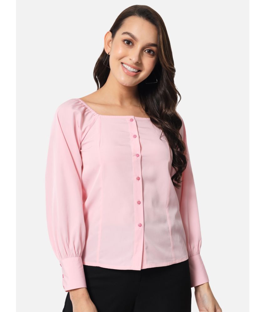     			ALL WAYS YOU - Pink Polyester Women's Shirt Style Top ( Pack of 1 )