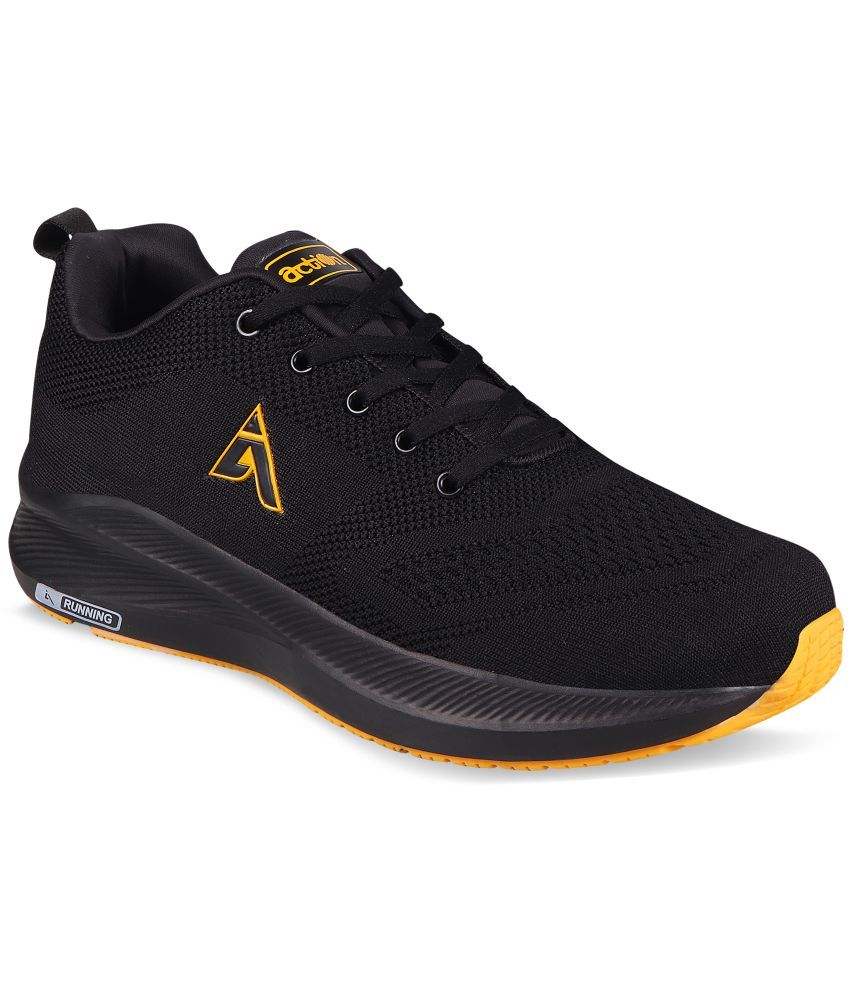     			Action -  Mesh Running shoes  Black Men's Sports Running Shoes