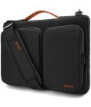 Aircase - Black Solid Messenger Bag