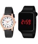 DECLASSE - Black PU Analog Womens Watch