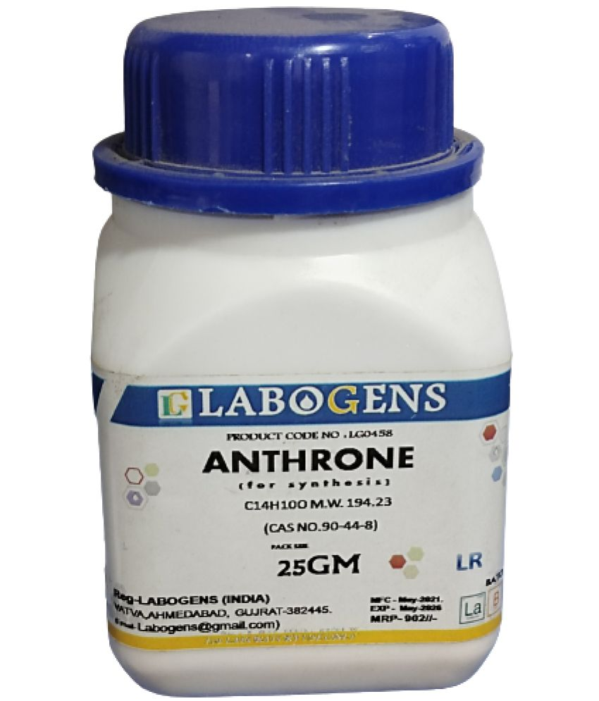     			ANTHRONE (for synthesis)  25GM