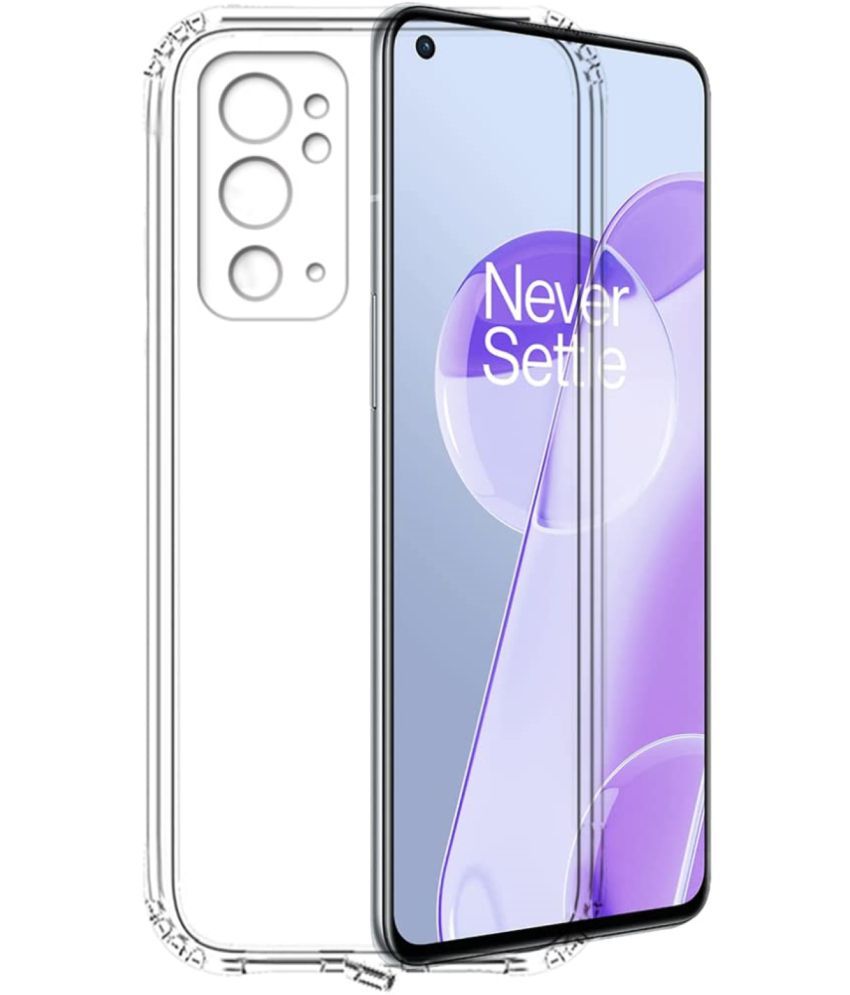     			Case Vault Covers - Transparent Silicon Silicon Soft cases Compatible For OnePlus 9RT ( Pack of 1 )