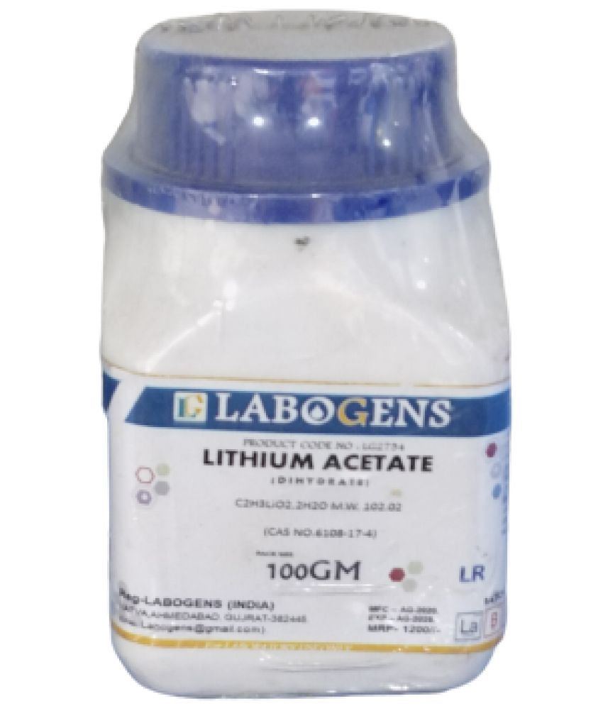     			LITHIUM ACETATE (dihydrate) 100GM