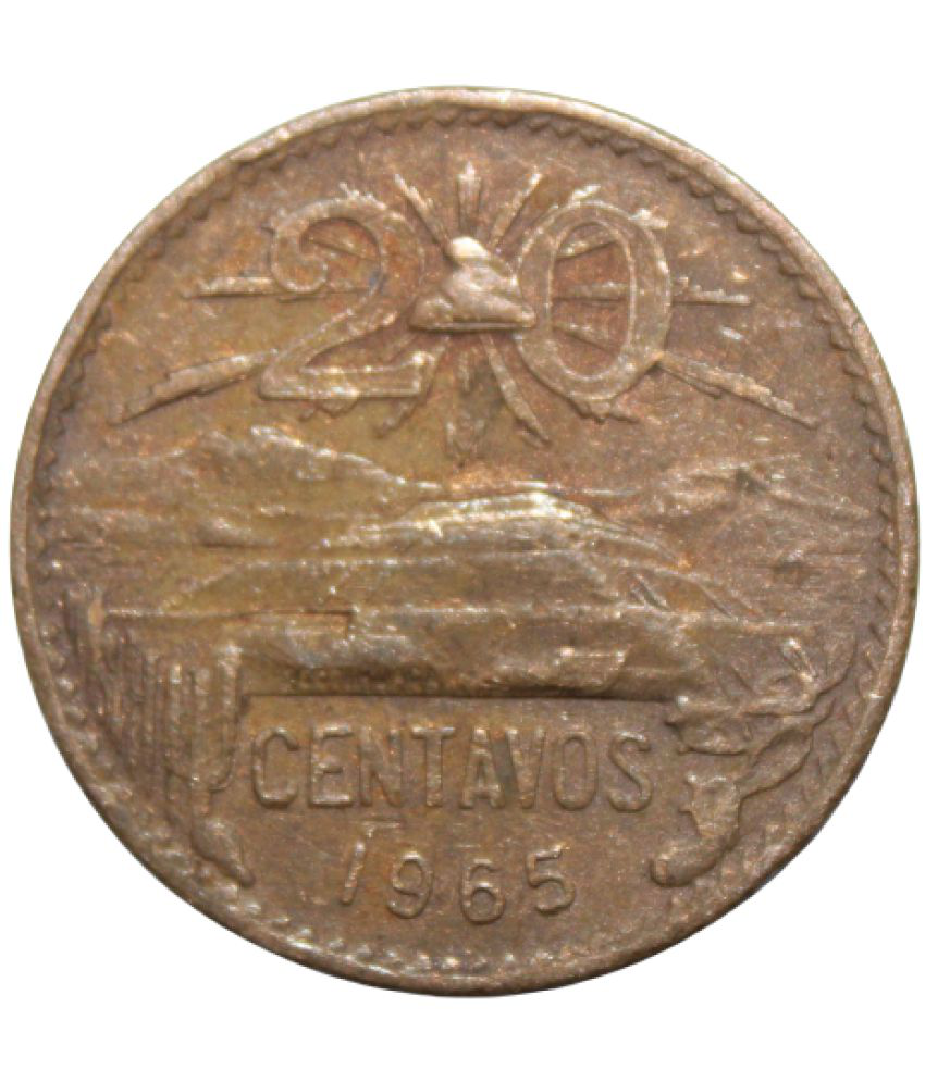     			Numiscart - 20 Centavos (1965) Mexico Collectible 1 Numismatic Coins