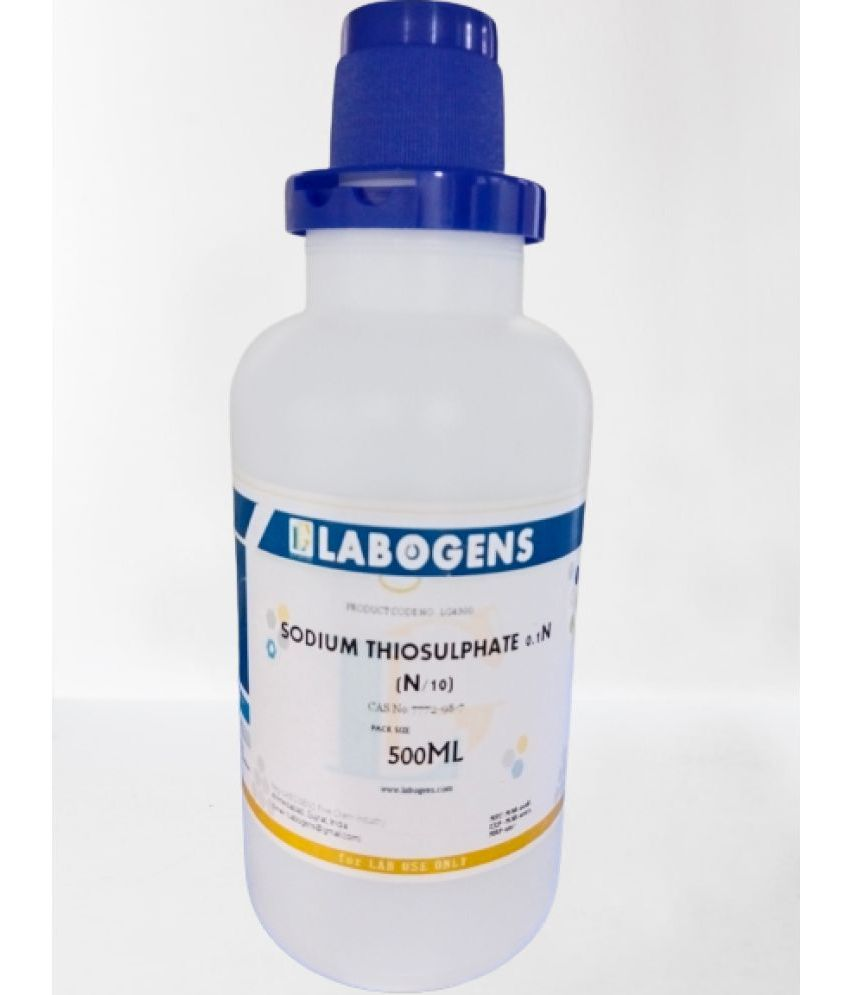     			SO-DIUM THIO-SULPHATE N/10 solution 500ML