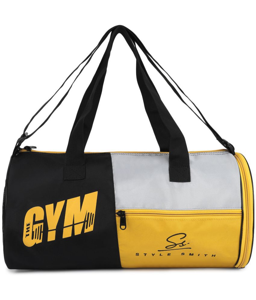 Style Smith - Sports Duffel Gym Bag with Shoe Compartment ( 35 Ltrs )
