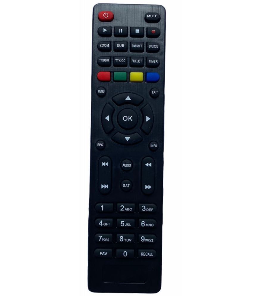     			Upix 773 Free Dish DTH Remote Compatible with Free Dish DTH (with WiFi)
