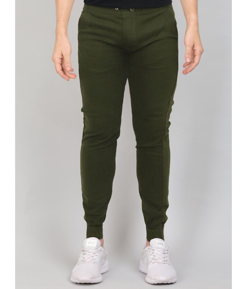     			Urban Legends Dark Green Regular Joggers ( Pack of 1 )