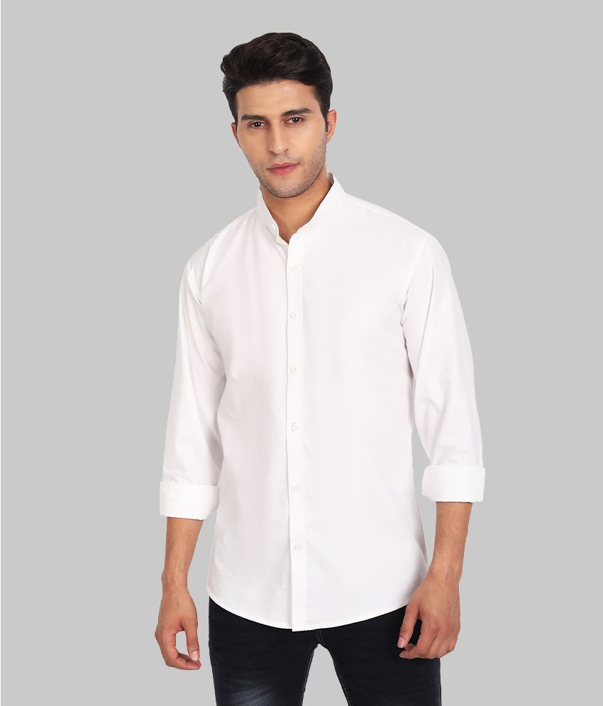     			Vida Loca - White 100% Cotton Slim Fit Men's Casual Shirt ( Pack of 1 )